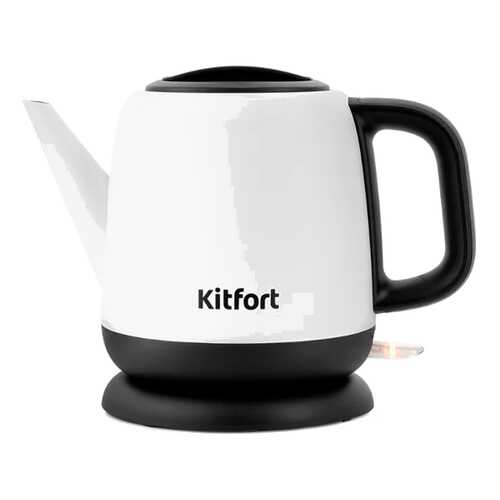 Чайник электрический Kitfort КТ-6112 White/Black в ТехноПорт