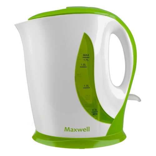 Чайник электрический Maxwell MW-1062 White/Green в ТехноПорт