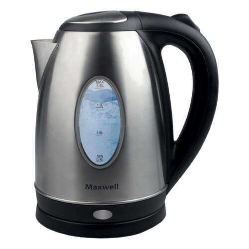 Чайник электрический Maxwell MW-1073ST Black/Silver в ТехноПорт