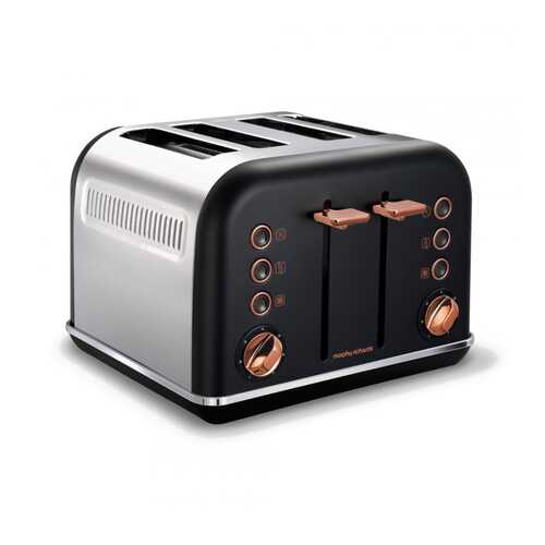 Тостер Morphy Richards Accents Rose Gold Black в ТехноПорт