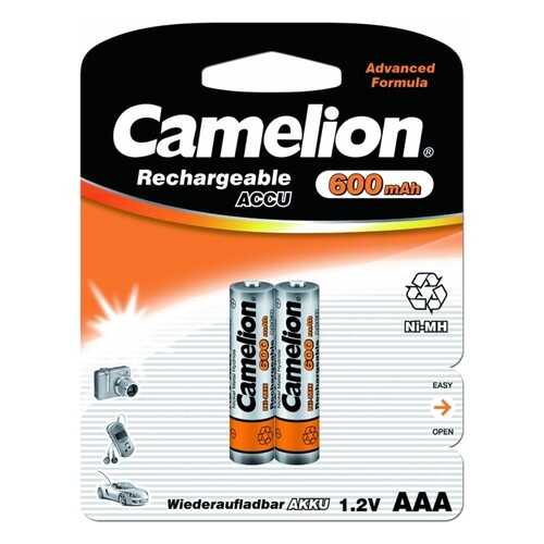 Аккумуляторная батарея Camelion AAA-600mAh Ni-Mh BL-2 в ТехноПорт