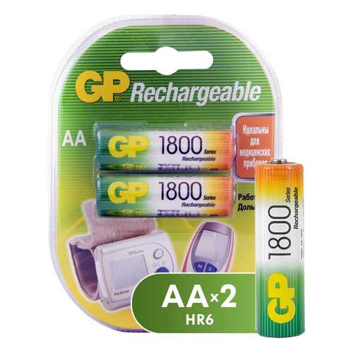 Аккумуляторная батарея GP Batteries 180AAHC-2DECRC2 2 шт в ТехноПорт