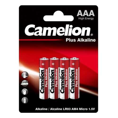 Батарейка Camelion LR03 Plus Alkaline BL-4 4 шт в ТехноПорт