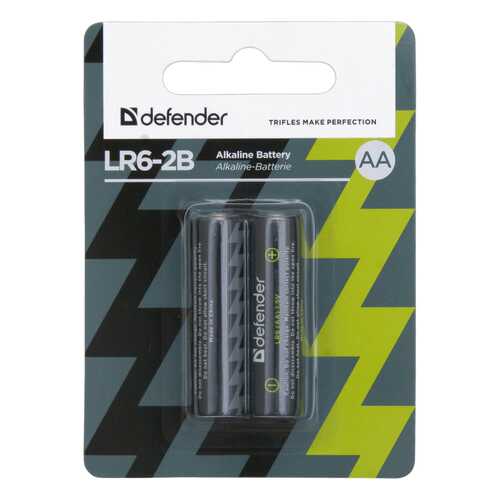 Батарейка Defender LR6-2B 2 шт в ТехноПорт