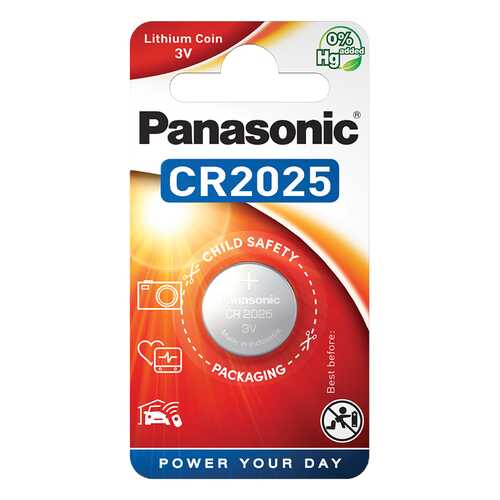 Батарейка Panasonic CR-2025EL/1B 1 шт в ТехноПорт