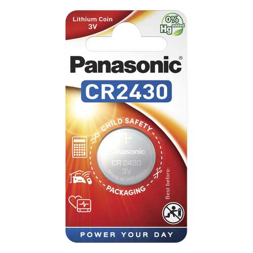 Батарейка Panasonic CR-2430EL/1B 1 шт в ТехноПорт