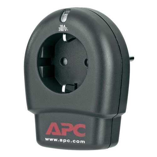 Сетевой фильтр APC P1-RS, 1 розетка Black в ТехноПорт