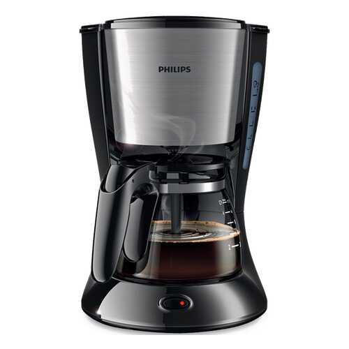 Кофеварка капельного типа Philips HD7434/20 Black/Silver в ТехноПорт