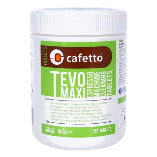 Средство для чистки рожковых кофемашин Cafetto TEVO Maxi Tablets 150 в ТехноПорт