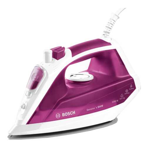 Утюг Bosch Sensixx'x DA10 TDA1022010 White/Purple в ТехноПорт