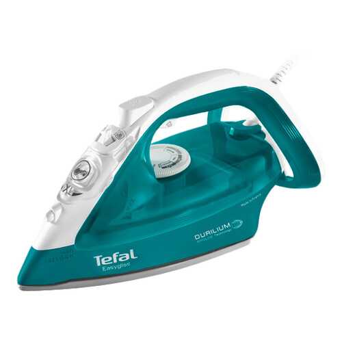 Утюг Tefal Easygliss FV3965E0 White/Cyan в ТехноПорт