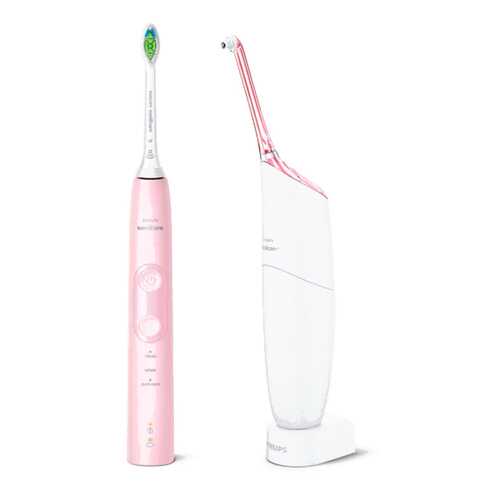 Ирригатор Philips Sonicare AirFloss Pro/Ultra HX8424/39 White/Pink в ТехноПорт