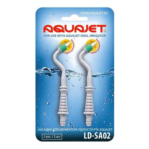 Насадка для ирригатора Aquajet LD-SA02 2 шт в ТехноПорт