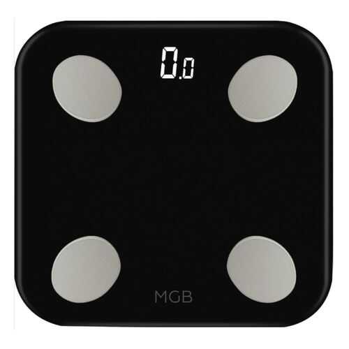 Весы напольные MGB Body Fat Scale Glass Edition Black в ТехноПорт