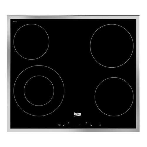 Встраиваемая варочная панель электрическая Beko HIC 64402 X Black в ТехноПорт