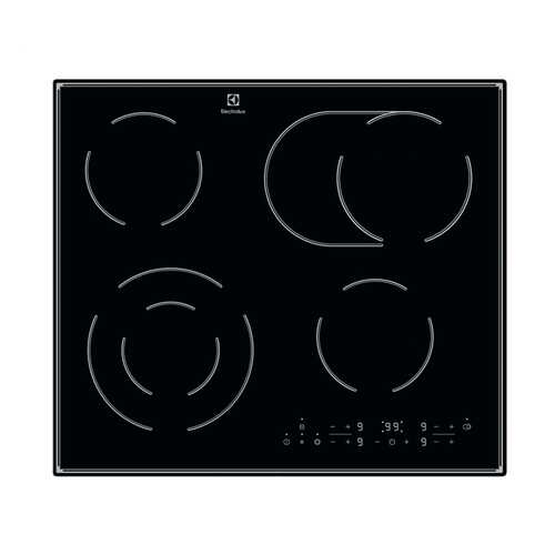 Встраиваемая варочная панель электрическая Electrolux CPE644RCC Black в ТехноПорт