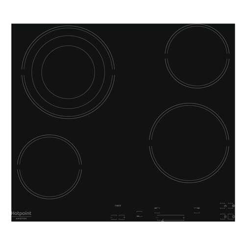 Встраиваемая варочная панель электрическая Hotpoint-Ariston HAR 643 T F Black в ТехноПорт