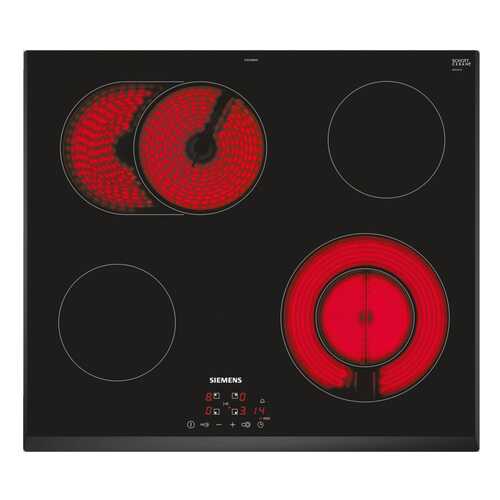 Встраиваемая варочная панель электрическая Siemens ET651BNB1E Black в ТехноПорт