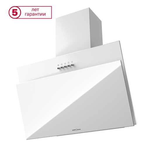 Вытяжка наклонная KRONAsteel Ester 600 Wh PB White в ТехноПорт