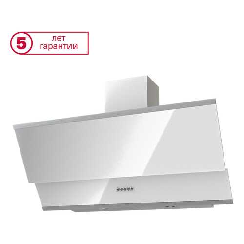 Вытяжка наклонная KRONAsteel Irida 900 PB White/Grey в ТехноПорт